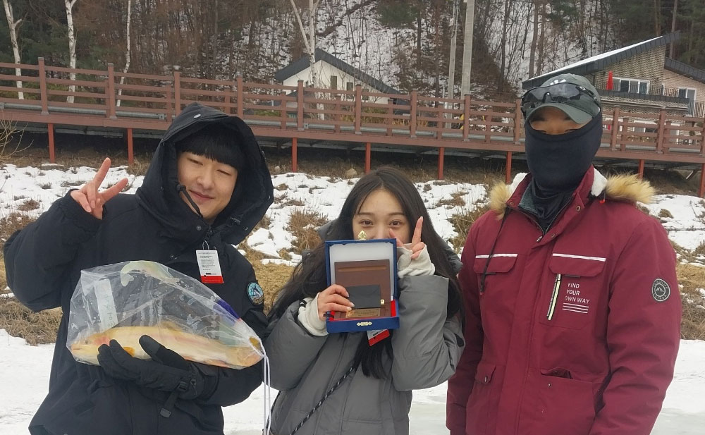 1월26일 황금송어(3번낚시터)